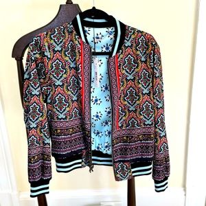 Alice + Olivia reversible bomber (size s) NWT